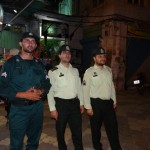 حضور نیروهای نظامی و انتظامی مراسمات شب قدر در فومن