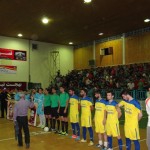 مسابقه فینال فوتسال جام رمضان در سالن چمران شهر فومن برگزار شد/عکس