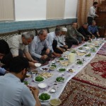 برگزاری ضیافت افطاری همراه با مراسم شبی با شهدا در امامزاده میرزای فومن