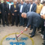 گزارش تصویری از مراسم گلنگ زنی پروژه گاز رسانی خوشه قلعه رودخان