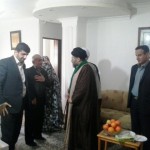 دیدار مسئولین شهرستان فومن با خانواده شهدای طلبه و روحانی این شهر