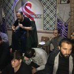 عكس/مداحي حاج محمدكميل محمدي در شب هفت حضرت علي(ع) در گلزارشهداي فومن