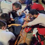 توسط امدادگران هلال احمر نجات توریست ژاپنی از ارتفاعات قلعه رودخان